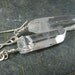 Ice Dagger Earrings - Rock Crystal and Sterling Silver