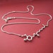 capsaicin - chili pepper molecule - necklace in solid sterling silver