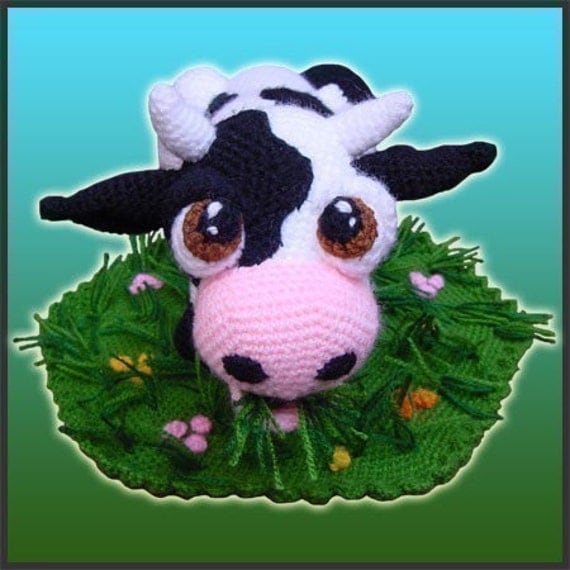 Amigurumi Patron Crochet PDF Aurora Vaca
