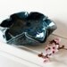 Pinwheel Pottery Dish // One Ruffle Dish // Great for Dips or Candy