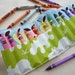 Little Artist Crayon Roll 12 counts - BEST FRIENDS