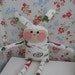 SALE Easter Bunny plush toy Luke