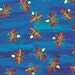 The Very Series Fireflies on Blue Fabric by Eric Carle - By the Yard