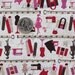 SALE Fashion Sewing Machine Japanese Linen Fabric - Half Yard