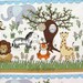 2ModMoms Baobab Jungle Animal Stripe Flannel Fabric - By the Yard