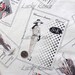 Vintage Fashion Catalogue on Natural Japanese Fabric - Half Yard