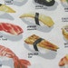 Sushi Menu Fabric - By the Yard