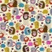 Michael Miller Hedgehog Meadow Cream Fabric - By the Yard