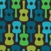 Michael Miller Groovy Guitar Lime Fabric - By the Yard