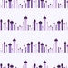 Lizzy House 1001 Peeps, Tower Purple Fabric - Reserved for Twirlicious