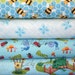 Ellen Crimi-Trent, Critters Blue Half Yard Fabric Set