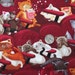 Timeless Treasures Scaredy Cats on Wine Fabric - By the Yard