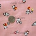 Tiny Pandas on Pink Japanese Fabric - Half Yard