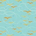 Thomas Knauer, Flock, Birds Blue Fabric - By the Yard