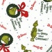 NEW Dr. Seuss, How The Grinch Stole Christmas 2, Grinch Wreath in Holiday Fabric - By the Yard