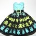 Space Invaders strapless dress for Blythe and Pullip - made to order