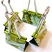 Office Pretty Binder Clips or Bookmarks - Spa Blue and Green