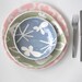 Pink Flower Dinner Plate or Serving Platter