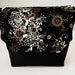 Digital SLR Camera Bag - DSLR Camera Bag Purse - Messenger Camera Bag - Interchangeable flaps Photo Bella Black Beauty Fabric- Fast Shipping