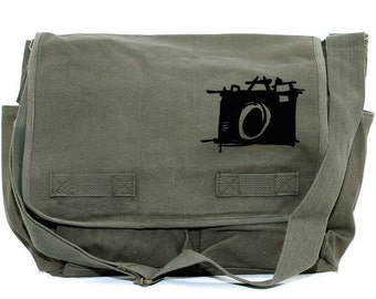 Messenger Bag, Sketch Camera, Crossbody Large Canvas Bag, Laptop Messenger Bag, Men's Messenger Bag, Camera Bag, Women's Messenger Bag