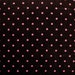 Japanese Fabric Lecien Color Basic Plus Dots Small Fat Quarter - bright pink on chocolate brown