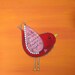 Original Bird Painting on a 12 x 12 inch Canvas NURSERY ART Let YOur Dreams Take Flight