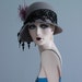 Mauve Cloche Hat