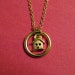 Sale Necklace. Was 34.00 - Gold Plated Teeny House in a Circle Necklace
