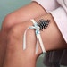 Blue bird - Wedding or special occasion garter - Made to order