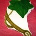 Mosaic Tiles Supplies IVY Leaf Botanical Focal broken dish Tessera
