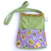 Green Mexican Bag: ''Alien'', Loteria Cards, 2 Pockets, Long Strap