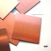 1 in Square Blanks 24 Gauge Copper Stamping Blanks BLC5- 20 pcs