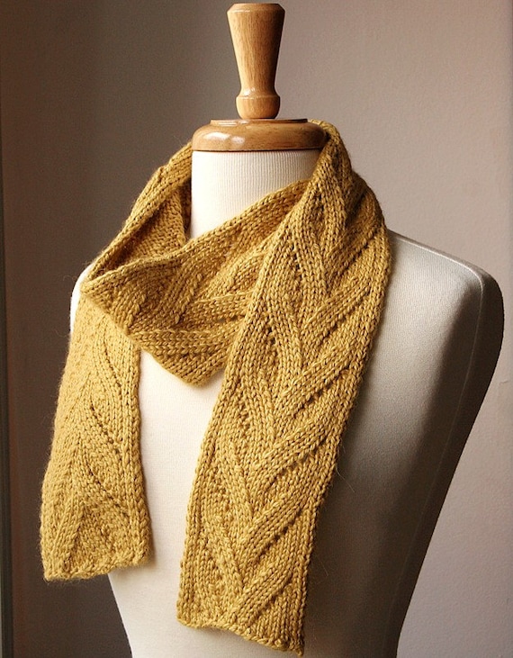 Buttercup Luxurious Knit Scarf Baby Alpaca and Silk