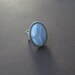 the perfect cocktail ring in blue lace agate and silver