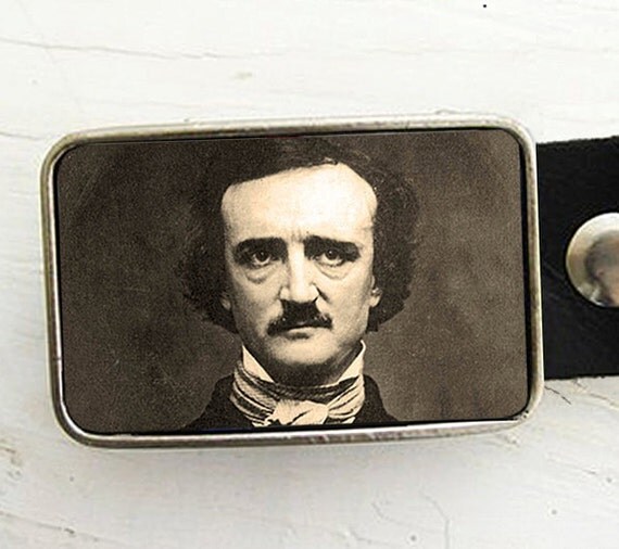 Edgar Allan Poe Belt Buckle