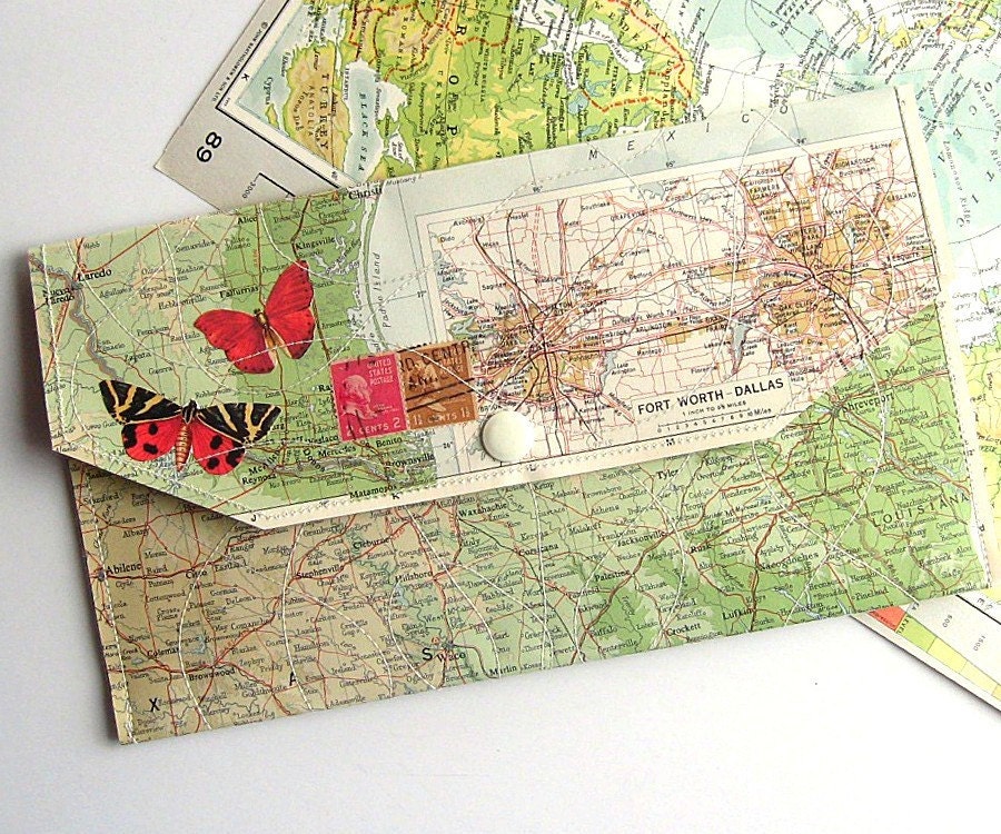 Travel Envelope Organizer Paper and Vinyl