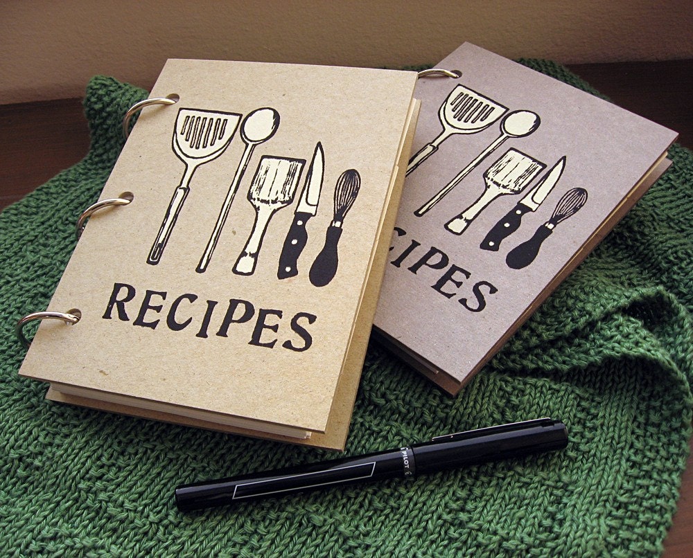 Blank Recipe Book 4in x 6in