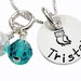 Personalized Owl Necklace - Personalized Hand Stamped Jewelry