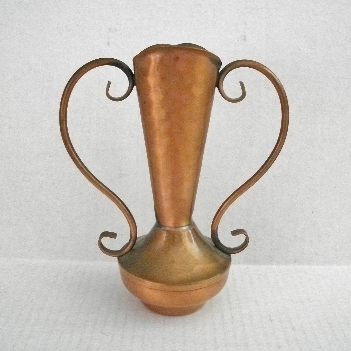 Vintage Gregorian Hammered Copper Vase Made in U.S.A.