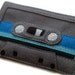 Cassette Tape iPhone Wallet - Mix Tape Felt Smartphone Sleeve - Dark Grey
