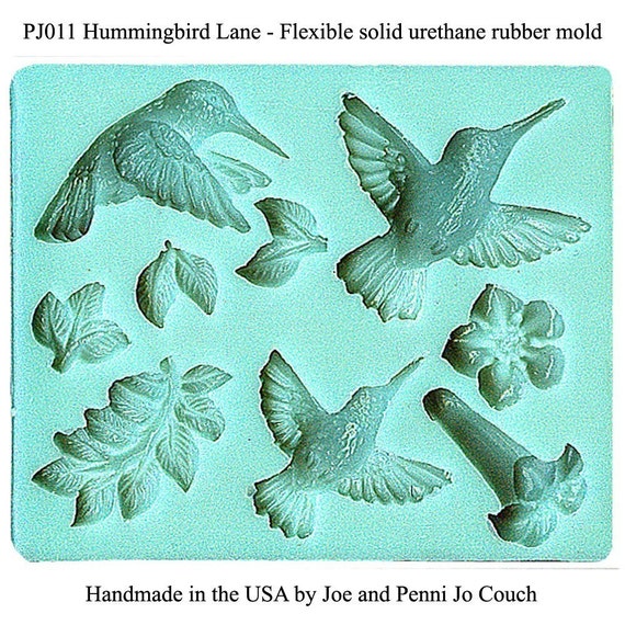 pj011 hummingbirds and trumpet vine polymer clay by claylady43 pj011 hummingbirds and trumpet vine polymer clay by claylady43