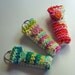 Set of 3 Lip Balm Holder Keyrings - Summer Brights Collection