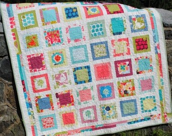 PDF QUILT PATTERN .... Easy... layer cake or Fat by sweetjane