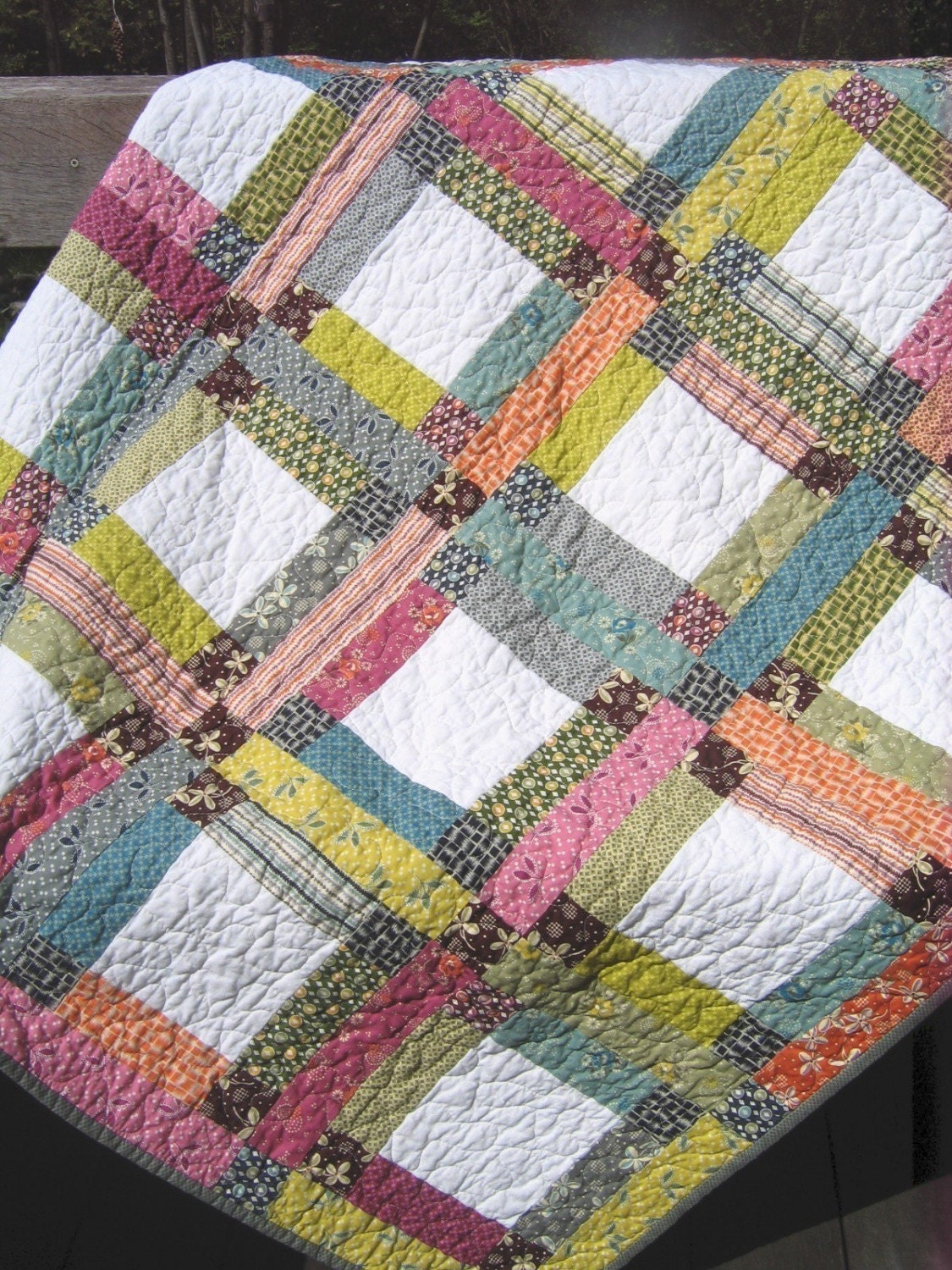 Grandma Mary's Five Patch QUILT PATTERN....One Jelly Roll