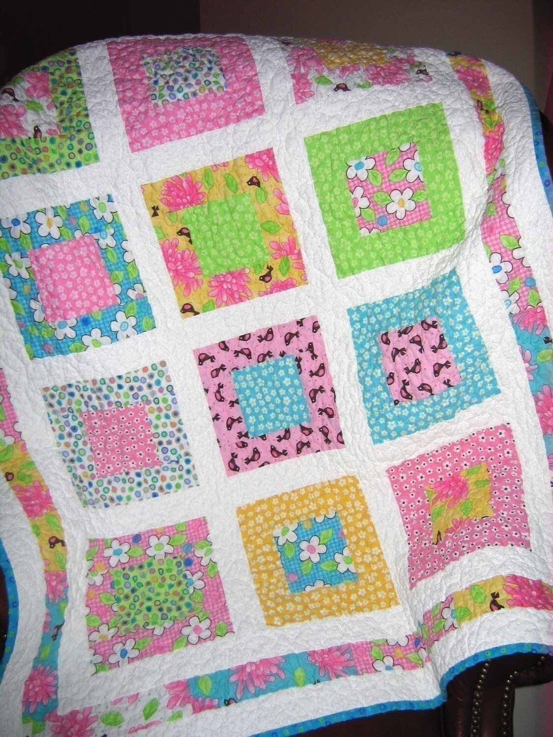 Lap or Baby Quilt Pattern....Quick and Easy LAYER Cake or Fat