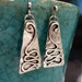 Wind Bender Earrings - Oxidized