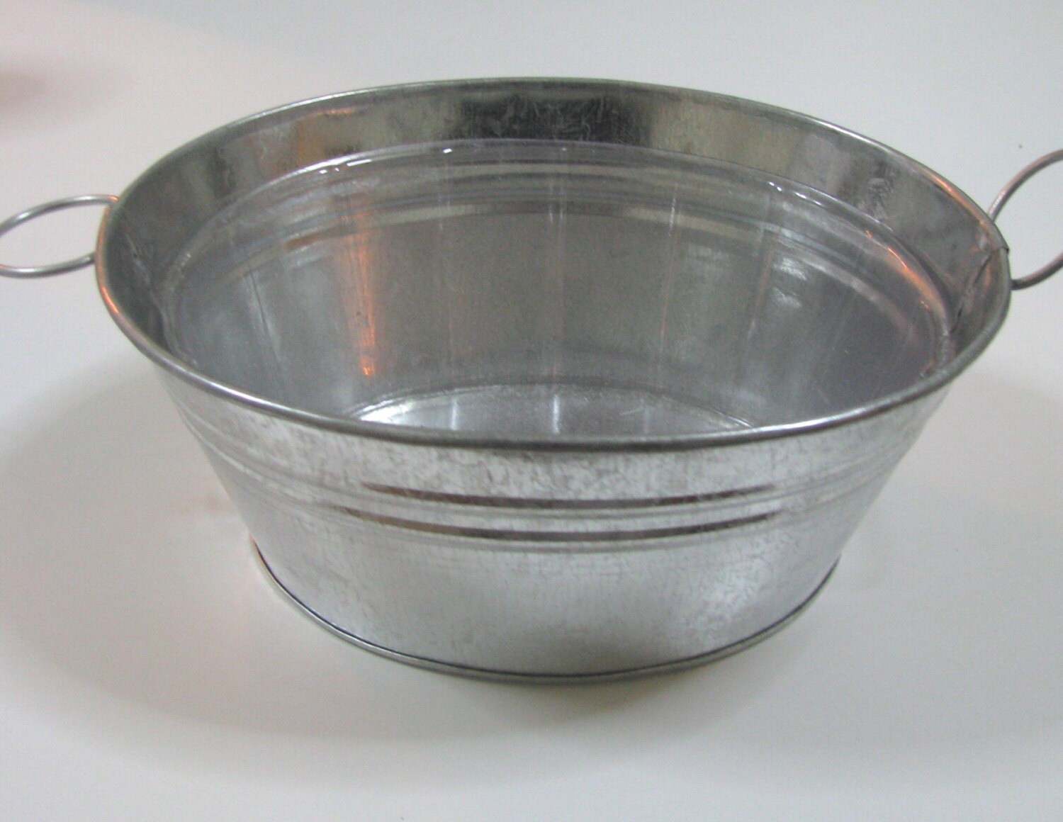 Mini Galvanized Buckets with Clear Liners by AyeletNaturals