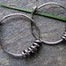 sensitive coil earrings-- primitive series