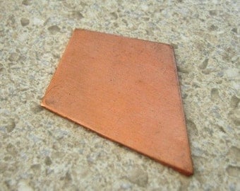 Genuine Copper stamping kite shape - Large