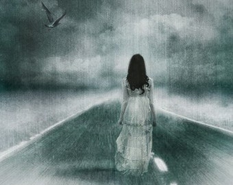 Spirit Walk: Haunting, Halloween Art Print